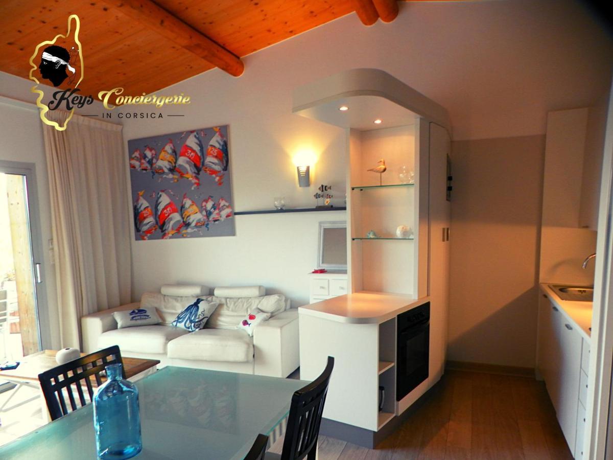 Residence Cala Sultana N62 - 4 Pers Avec Piscine Chauffee- Acces Prive A La Plage De Santa Giulia Porto-Vecchio  Exteriör bild