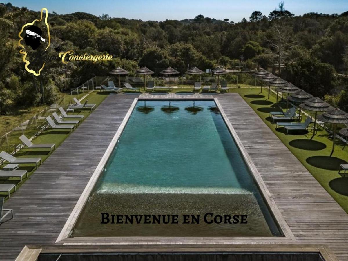 Residence Cala Sultana N62 - 4 Pers Avec Piscine Chauffee- Acces Prive A La Plage De Santa Giulia Porto-Vecchio  Exteriör bild