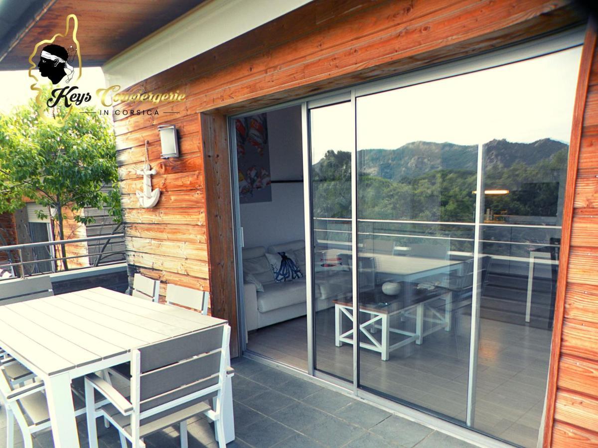 Residence Cala Sultana N62 - 4 Pers Avec Piscine Chauffee- Acces Prive A La Plage De Santa Giulia Porto-Vecchio  Exteriör bild